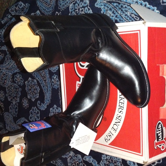 Black Spanish Kipskin boots - Picture 3 of 10